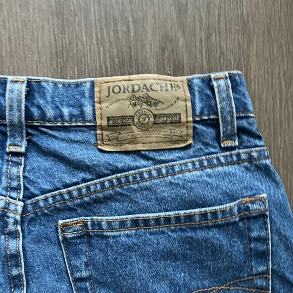VINTAGE Jordache High-Rise Blue Tapered Jeans - Picture 14 of 16